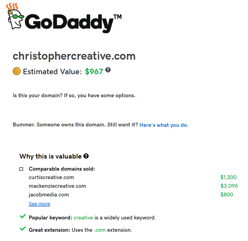 christophercreative.com domain for sale
